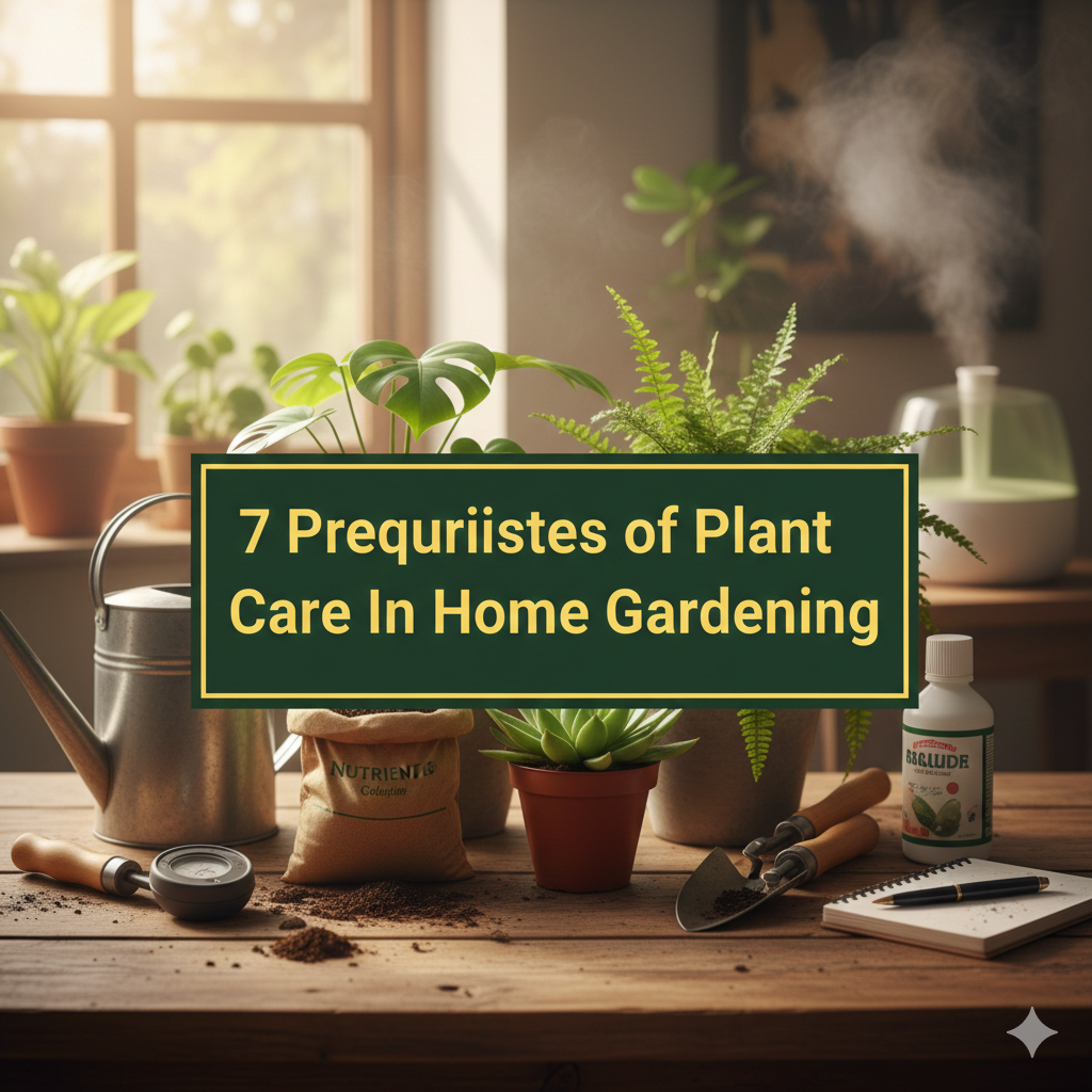 7 Prerequisites of Plant Care In Home Gardening
