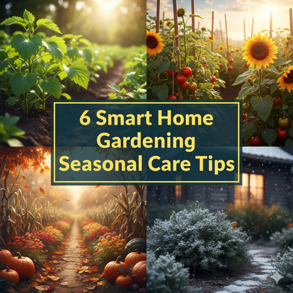 6 Smart Home Gardening Seasonal Care Tips