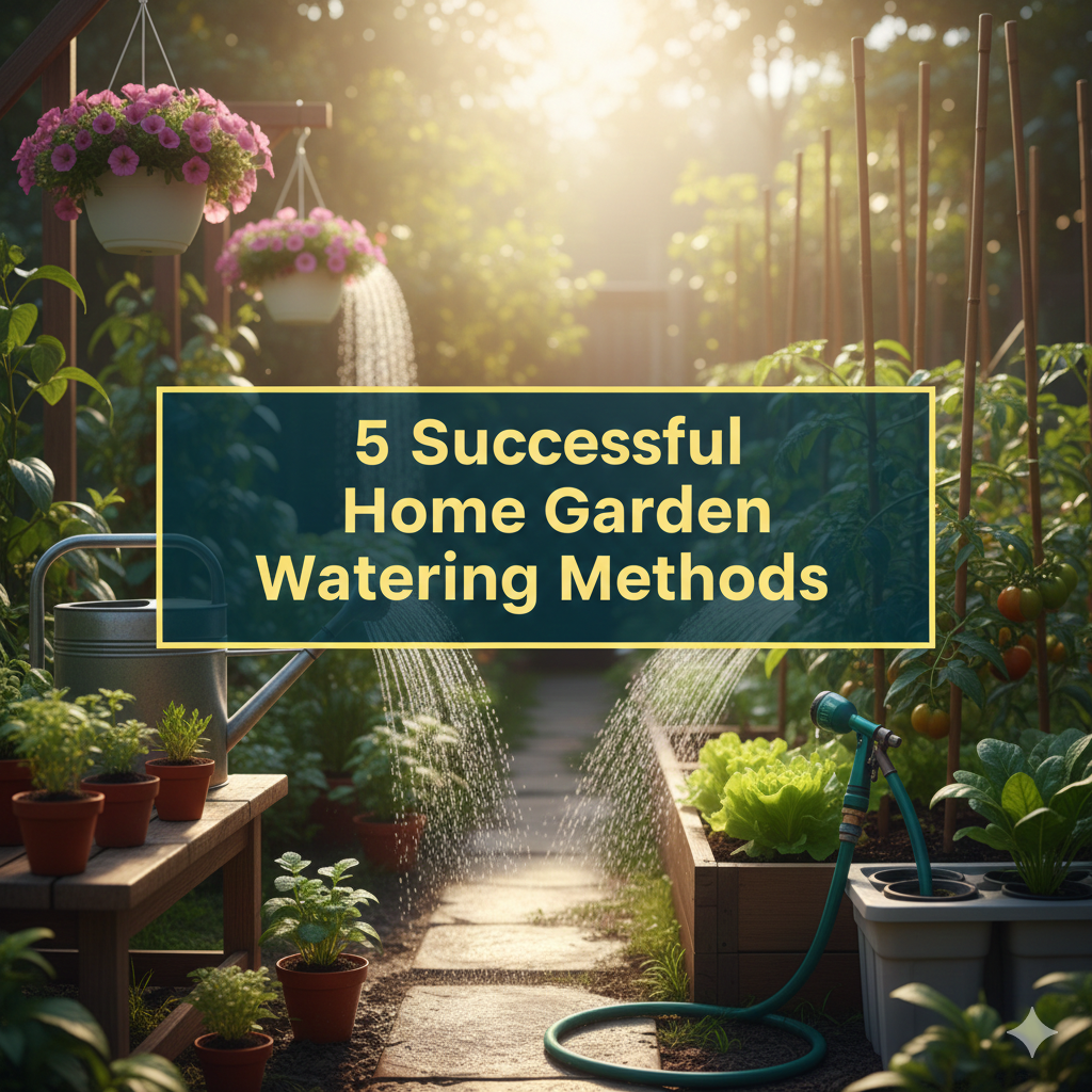 5 Successful Home Garden Watering Methods