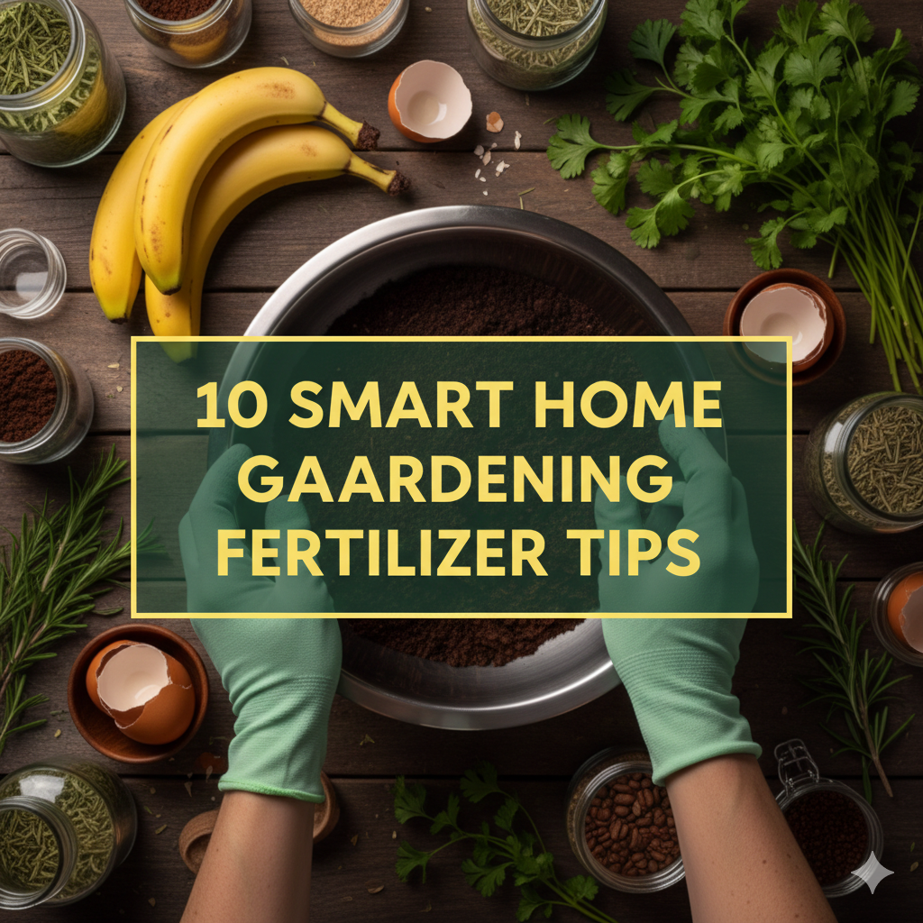 10 Smart Home Gardening Fertilizer Tips