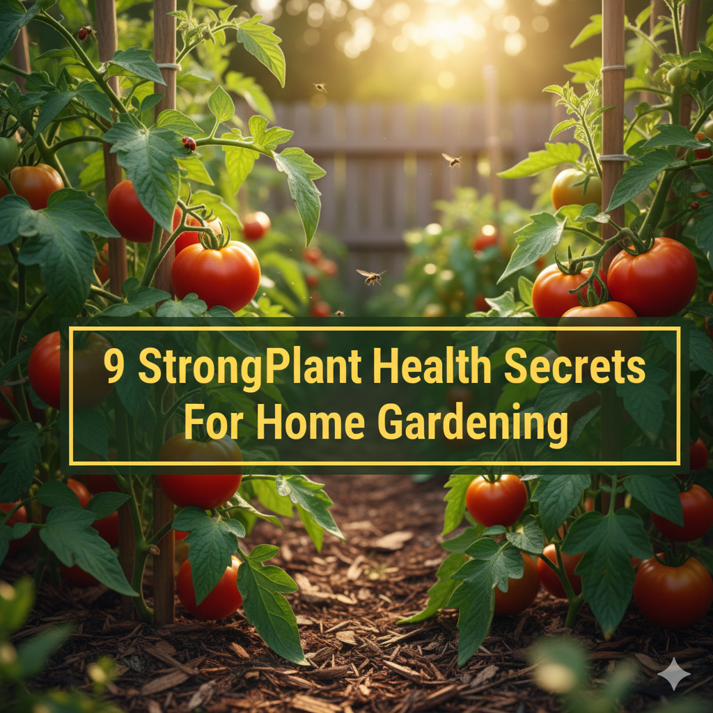 9 Strong Plant Health Secrets For Home Gardening