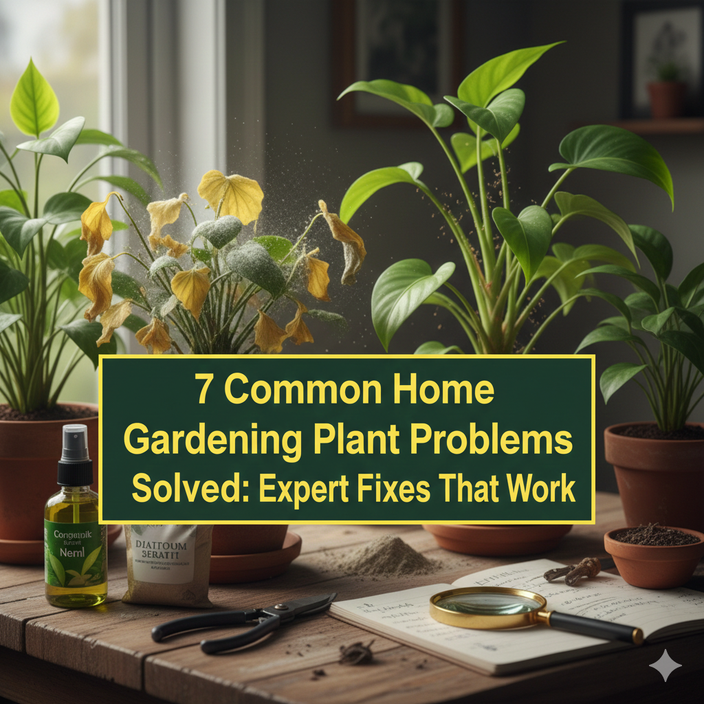 7 Common Home Gardening Plant Problems Solved: Expert Fixes That Work