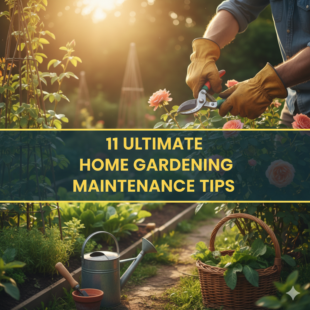 11 Ultimate Home Gardening Maintenance Tips