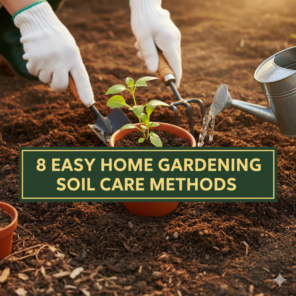 8 Easy Home Gardening Soil Care Methods